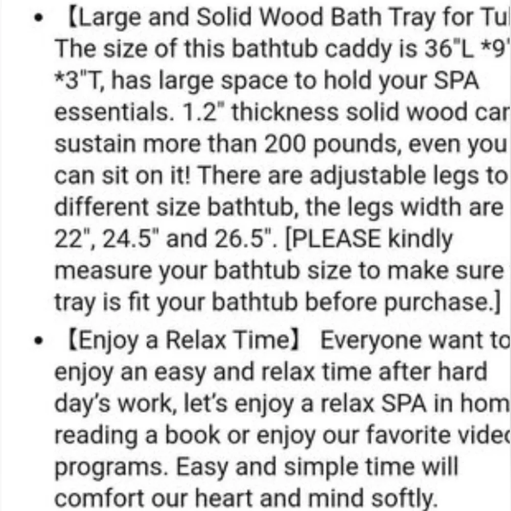 White Bath Tray Caddy